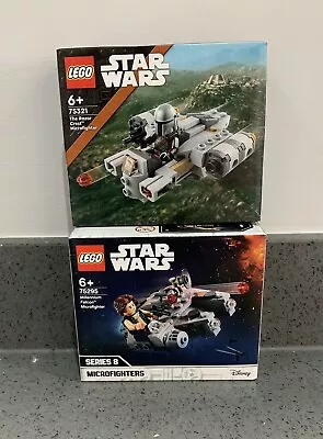 Buy Lego Star Wars Microfighters. 75321 Razor Crest & 75295 Han Solo Falcon. New ✅ • 21.99£