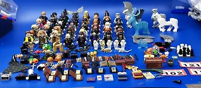 Buy LEGO Minifigure Bundle Harry Potter W/ Wands, Books, Accessories, Etc - VGC • 225£