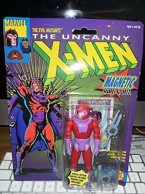 Buy The Uncanny X-Men Magneto Action Figure Magnetic Hands Chest Toybiz 1991 New • 17£
