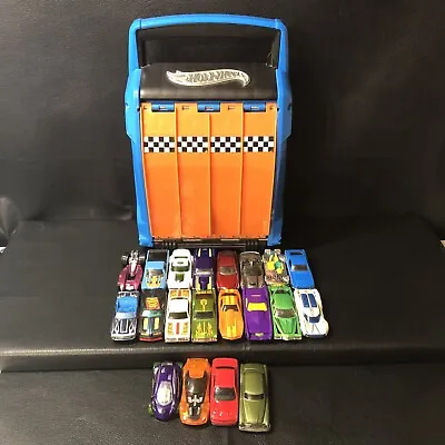 Buy Hot Wheels  Way Too Fast  20 Car Carry Storage Case & Cars (B6) • 24.99£