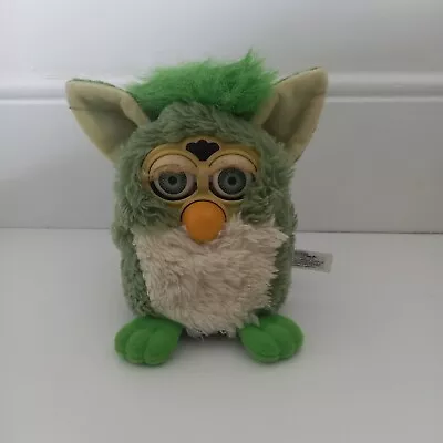 Buy Vintage Tiger  Rare Furby 1999 Green And White 'frog' • 69.99£