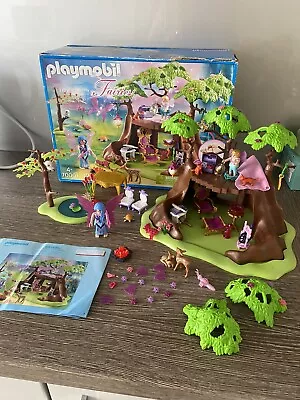 Buy Playmobil Fairies 70001 Fairy Forest House - Complete Boxed • 6.99£