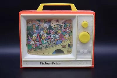 Buy Fisher Price Vintage 1966 Two Tune TV - Wind Up Music Box • 9.99£