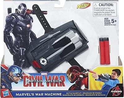 Buy Nerf Marvel Captain America Civil War Gauntlets Marvel's War Machine Gun Weapon • 16.99£