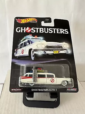 Buy Hot Wheels Premium Ghostbusters ECTO-1 Real Riders A9 • 17.53£