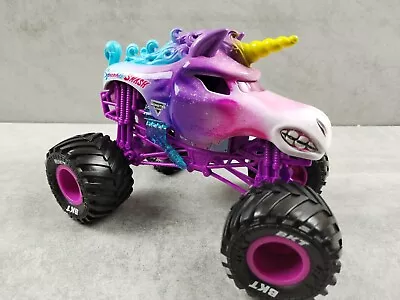 Buy Hot Wheels Monster Jam SPARKLE Smash Unicorn Monster Truck 1:24 Free P&P  • 19.95£