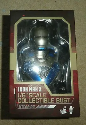Buy Marvel Comics Iron Man 3 Mark MXXX Blue Bust Hot Toys 1/6th Mini Bust HTB14-20 • 49.99£
