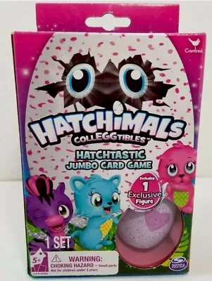 Buy Hatchimals Colleggtible Hatchtastic Jumbo Card Game + 1 Exclusive Figure. Age 5+ • 5£