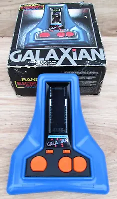 Buy Vintage BANDAI Galaxian Hand Held Electronic Game Working Boxed • 99.99£