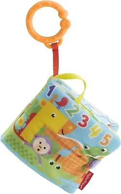 Buy Fisher-Price 1-to5 Activity Book For Babies And Toddlers, Soft Toy That Attache • 15.83£