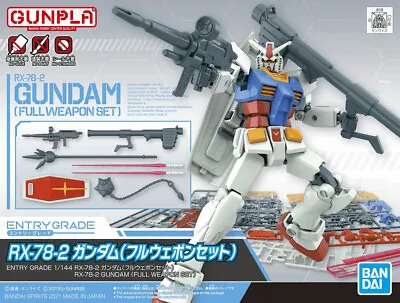 Buy Bandai EG RX-78-2 Gundam Full Weapon Set Model Kit - New • 15.99£