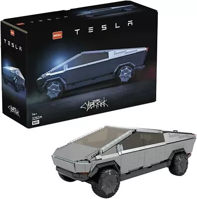 Buy Tesla Cybertruck Model Car Giant 50cm 3283 Pieces GWW84 Bricks Mega • 86.23£
