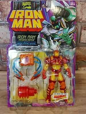 Buy Inferno Armour Iron Man Vintage Collectible Action Figure 1996 New Very Rare • 39.99£