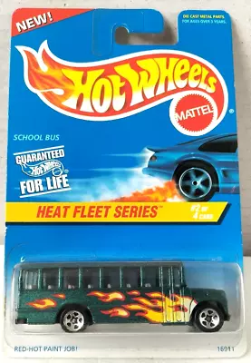 Buy Hot Wheels School Bus - 1997 - Heat Fleet Series - Collector #538 • 6.99£