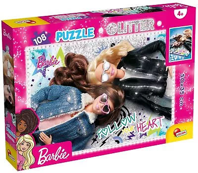 Buy Barbie Glitter Jigsaw 108 Piece 2 In 1 Colouring Puzzle Best Day Ever Ages 3+ • 12.99£