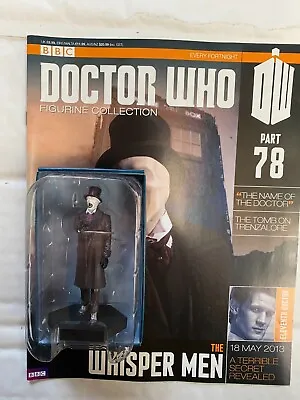 Buy Bbc Dr Doctor Who Eaglemoss Figurine Collection 78 The Whisper Men Figure & Mag • 6.99£