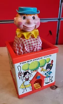 Buy Vintage Fisher Price Jack In The Box Puppet - 1970 - Working • 7.49£