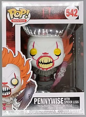 Buy #542 Pennywise (with Spider Legs) Horror IT - Funko POP Brand New In Protector • 19.99£