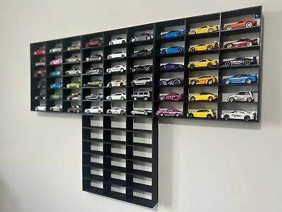 Buy Modular Hot Wheels 1:64 18 Car Matchbox Wall Display Shelf Toy Storage CUSTOMIZE • 17.95£