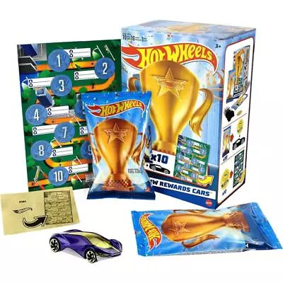 Buy Hot Wheels Rewards Cars Themed 1:64 Wrapped Random Vehicles 10-Pack Gold Sticker • 21.95£