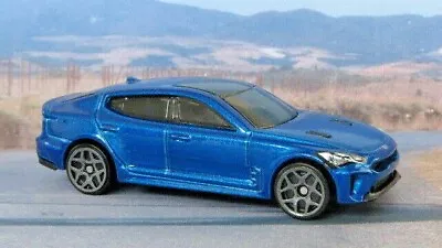 Buy 2019 KIA STINGER GT 1:64 Blue Hot Wheels MIP Passenger Diecast Car Sealed • 6.79£