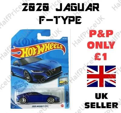 Buy Hot Wheels 2020 Jaguar F-Type Blue HW Factory Fresh 1.64 Diecast Cars IN BOX • 4.99£