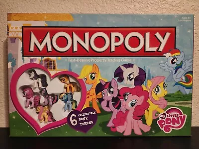 Buy My Little Pony Monopoly Board Game Hasbro Complete With 6 Collectible Tokens • 33.03£