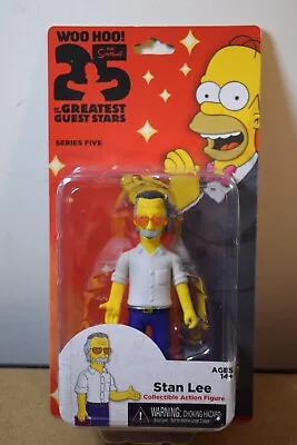 Buy NECA THE SIMPSONS GREATEST GUEST STARS S.5 MARVEL STAN LEE Action Figure • 100£