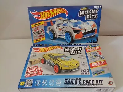 Buy Hot Wheels Bladez Maker Kitz Pull Back Build & Race X 2 Street Racer Twinduction • 6£