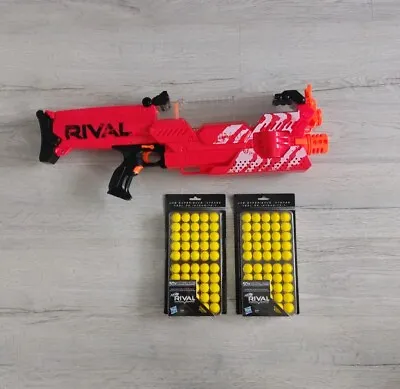 Buy Nerf Rival Nemesis MXVII-10k Blaster/Gun - Red - Plus 100 Ammo Balls No.2 • 109.99£