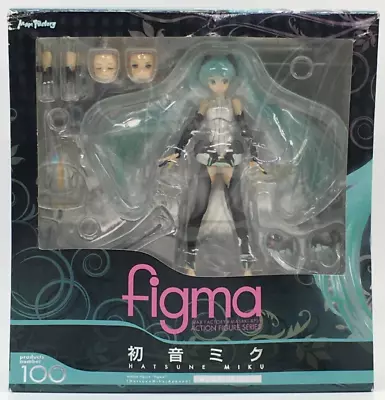 Buy Miku Hatsune Append Figma 100 Vocaloid Action Figure Max Factory 2011 Box Damage • 79.10£