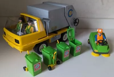 Buy Playmobil Fun PlaySet 3780 Dustbin Lorry With Bins And Floor Cleaner • 15£