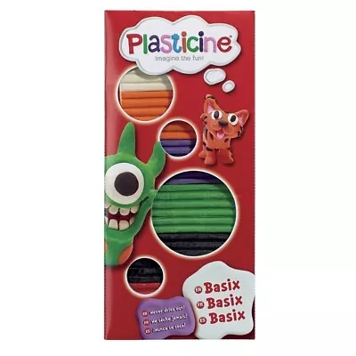 Buy Plasticine Original Modelling Clay BaSix 6 Colour Pack Art Craft Creative Play • 3.25£