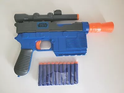 Buy Nerf Star Wars HAN SOLO BLASTER Toy Gun The Force Awakens + Darts Hasbro Disney • 25.90£