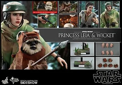 Buy HOT TOYS - Star Wars Episode VI - Princess Leia & Wicket - 2-Pack 1/6  • 548.28£