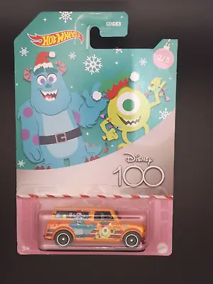 Buy Hot Wheels Disney 100 1967 Austin Mini Van  Monsters Inc. Orange Combine Post. • 12.99£