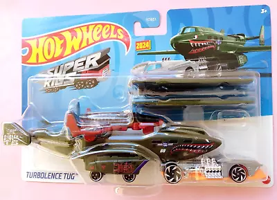 Buy Hot Wheels 2024 Super Rigs, TURBOLENCE TUG, (FIRST EDITION, With Moving Parts) • 27.65£