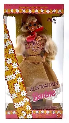 Buy 1992 DotW Australian Barbie Doll / Dolls Of The World / Mattel 3626, NrfB • 51.29£