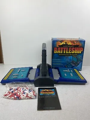 Buy 2000 Electronic Battleship Advanced Mission Game Hasbro Complete W/Manual • 23.48£