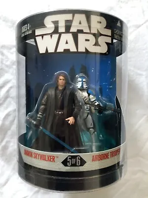 Buy Star Wars 501st Airborne Trooper Anakin Figure Set Order 66 30th Hasbro 2007 • 64.99£