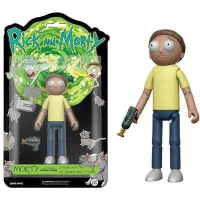 Buy Funko Rick And Morty (12925) Morty 5 Inch Articulated Action Figure • 8.79£