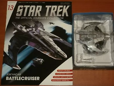 Buy Star Trek Starships Collection:  #13 JEM'HADAR BATTLECRUISER 'Eaglemoss Replica' • 14.99£