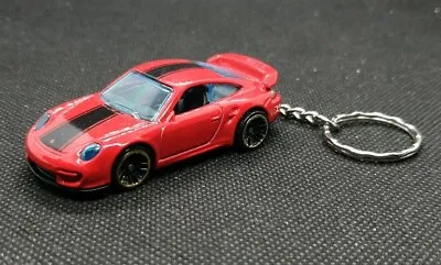 Buy Hotwheels Porsche 911 GT2  Keyring Diecast Car • 10£