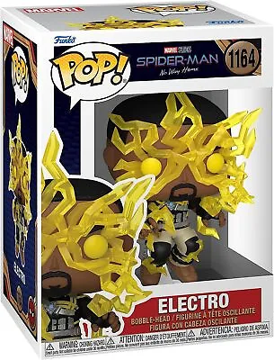 Buy Spiderman Electro Funko Pop 1164 Vinyl Figure Figurine New In Box • 16.95£