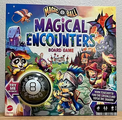 Buy Magical Encounters “Magic 8 Ball” Board Game - Mattel Games! 2-4 Players • 31.18£