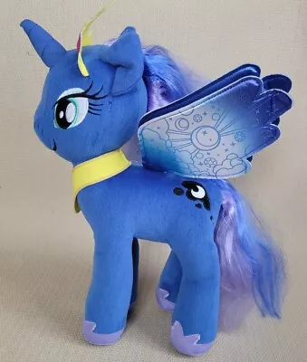 Buy My Little Pony Movie Princess Luna 14  Plush Toy Unicorn Blue Wings Hasbro 2017 • 8.95£