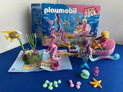 Buy Playmobil Underwater 70033 Mermaid Seahorse Carriage - Boxed With Instructions • 10£