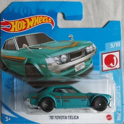 Buy Hot Wheels 70 Toyota Celica Turquoise GTC09 1/64 Scale Model Brand New Sealed • 3.99£