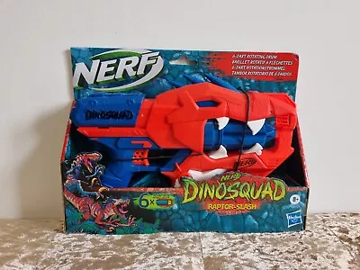 Buy Nerf DinoSquad Raptor-Slash Dart Blaster Gun New 6 Dart Rotating Drum • 14£