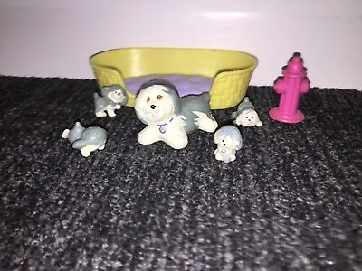 Buy Vintage Kenner Littlest Pet Shop Mommy And Baby Puppies (1992) Sheepdog • 19.99£